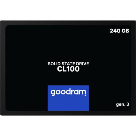 Goodram CL100 Gen3 25 240GB SSD - Exceptional Speed & Reliability for Your Storage Needs!